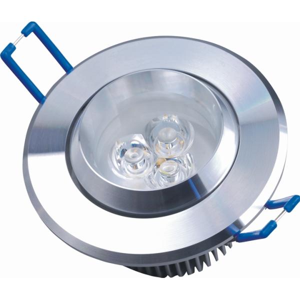 6063 Aluminium 3W High Power CE Semi Safe Led Recessed Ceiling Lights Commercial Lighting