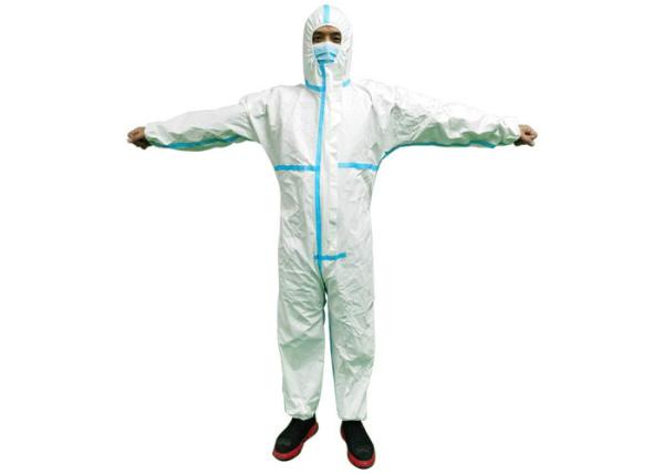 Medical Disposable Protective Wear 60 Gsms Cover Film Nonwovens Fabric Ce Certification