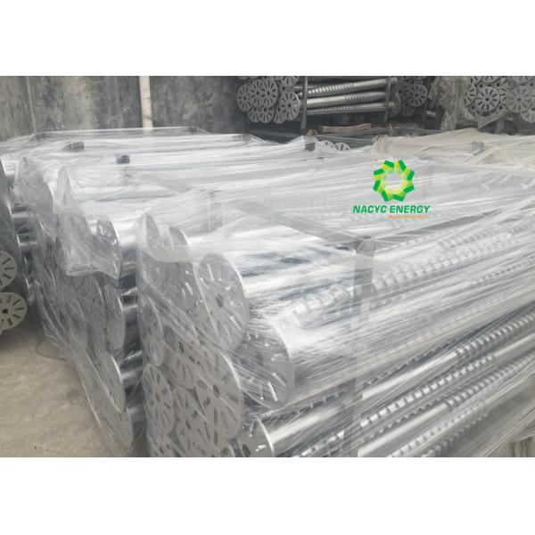 Земля металла солнечная привинчивает анкер 76мм рамки металла анкера вне пускает диаметр по трубам