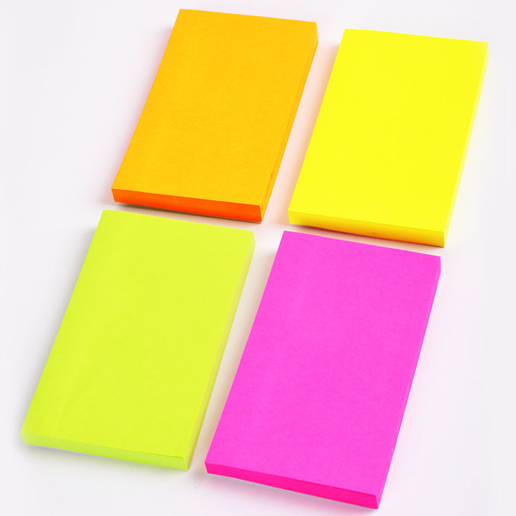 100sheets OEM Sticky Notes Memo Custom Colourful 3x5 Inch Memo Pad