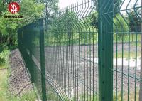 Bending Processing Powder Coated Garden Fence 3d Curved