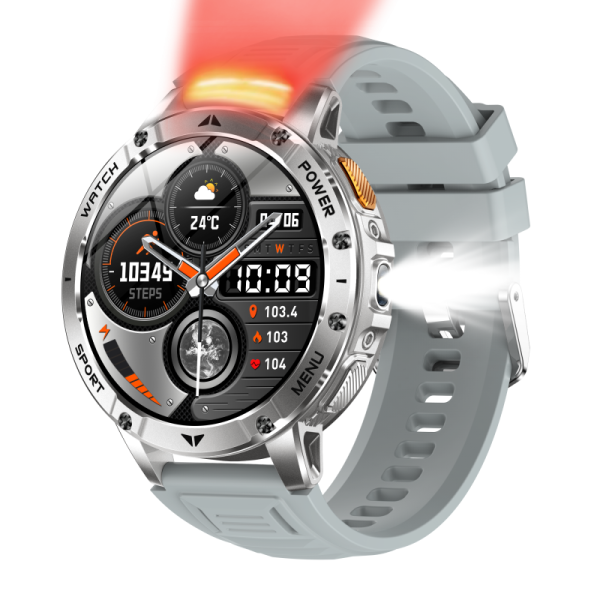 Support OEM & ODM | 1400mAh Battery IP68 Waterproof Smartwatch with 1.7 inch HD Screen and Fitness Tracking