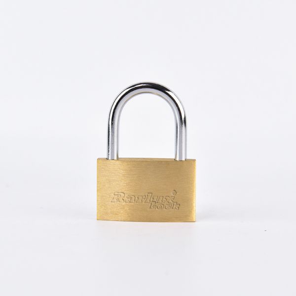 Rarlux New Arrival Solid Padlock Brass Body Brass Cylinder Thin Brass Padlock
