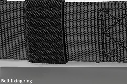 Ceinture tactique pour hommes en nylon tissé en extérieur Ceinture de travail avec boucle en alliage