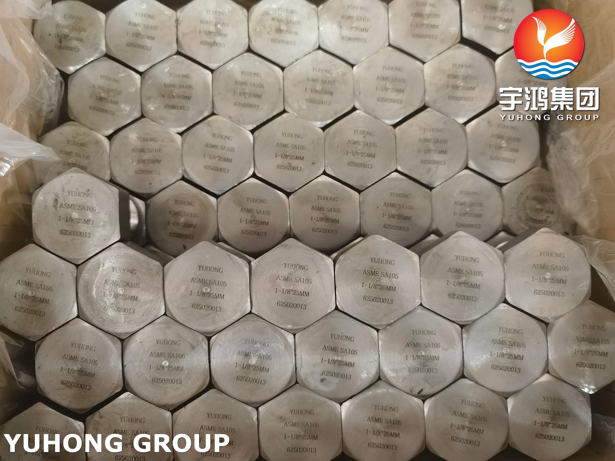ASME SA105 Forged Carbon Steel Plug for High Pressure Industrial Piping Systems