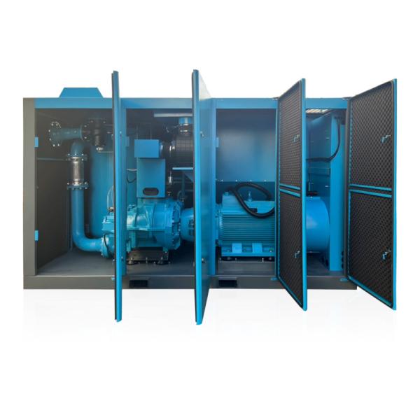 2 - 5 Bar Low Pressure PM Variable Speed Screw Air Compressor For Textile Industry