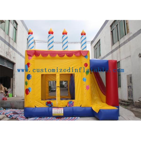 Beautiful Mickey Mouse Kids Inflatable Bouncy Castle Cartoon With CE / UL Blower