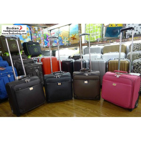 cheap soft sided 16'' laptop trolley luggage ,suitcases from Baigou China