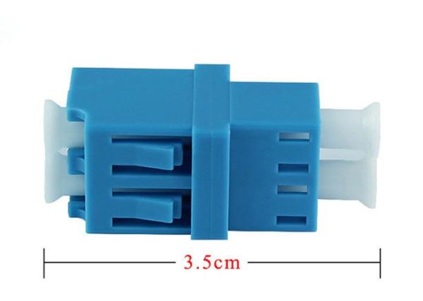 Duplex Ceramic Sleeve Optic Fiber Adapter High-Low type For FTTH / Passive Equipment