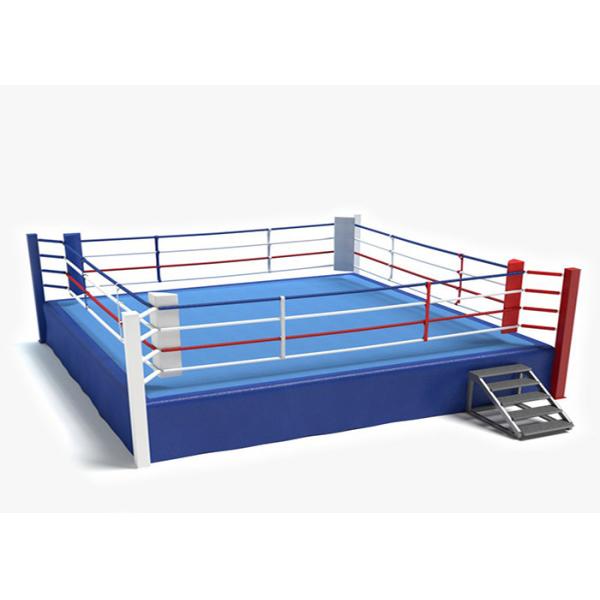 Steel Post Boxing Exercise Equipment Raise Boxing Ring Complete Set Installs