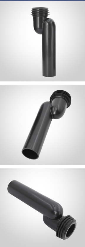 The Curved Pipe Connecting The Water Inlet Pipe For Flushing To The Dark Box Of The Bathroom Toilet.