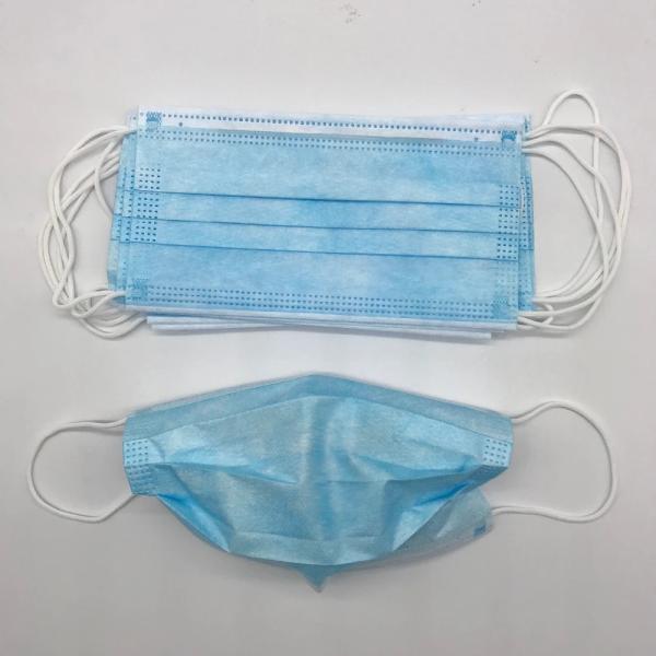 Eco Friendly Medical Grade Face Mask , Antibacterial 3 Ply Non Woven Face Mask