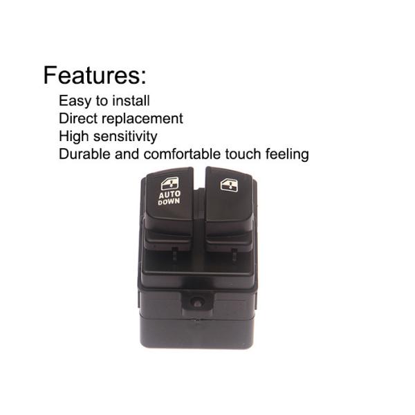 Auto Power window switch Front Left without key  for Hyundai Accent two door with  light 2006-2011 OE 93570-4V000 YDA