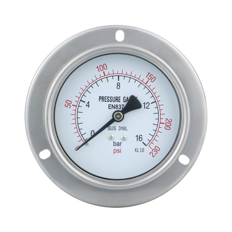 High Pressure Stainless Steel Manometer M20*1.5 Thread for Axial Edge Pressure Gauge