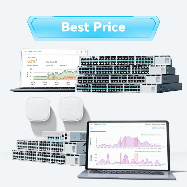 C9200-48t-E New Sealed Managed Gigabit Ethernet 48 Ports Gigabit Switch