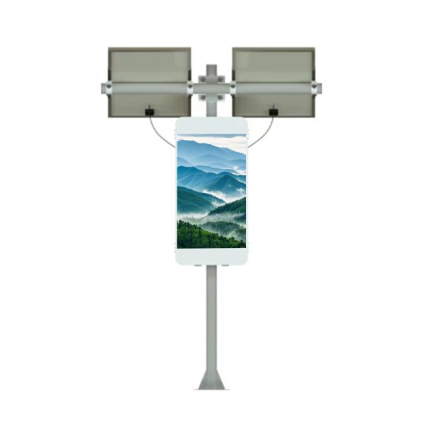 High Brightness Outdoor Solar LED Advertising Screen with 3.84mm Pixel Pitch and