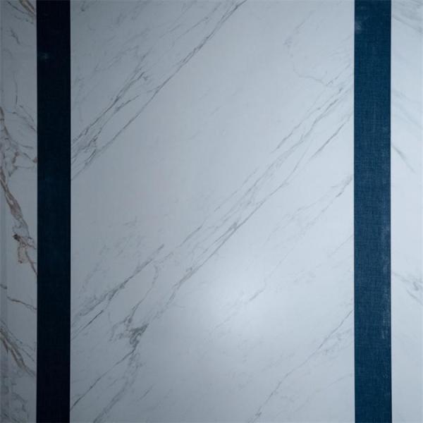 Glazed White Porcelain Marble Sintered Stone Tile Wall Slab Wear Resistant