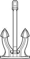 Different Size Stainless Steel Ship Spek Anchor Marine Ship Spek Anchor Stockless Anchor For Marine