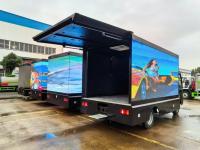 HOWO LED Mobile Billboard Truck Advertising Podium Truck For Outdoor Activity