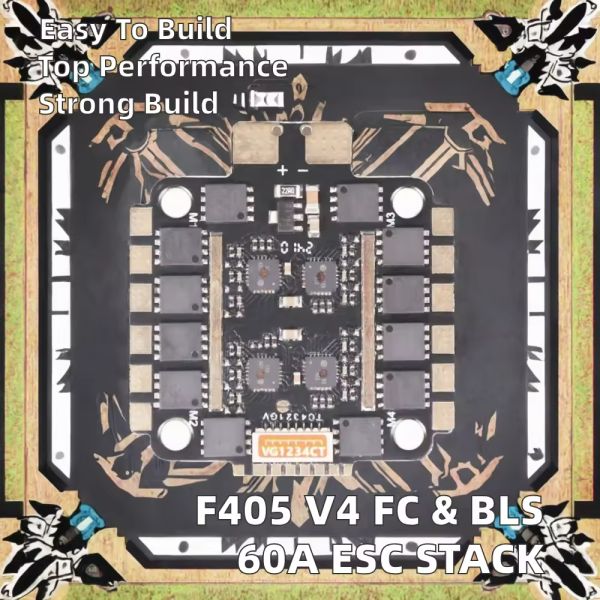 60A Drone FC Flight Controller Stack STM32F405 16MB Black Box ICM42688 4-6S