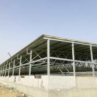 low cost Prefabricated Steel Structure Cow Shed Farm goat house steel structure warehouse