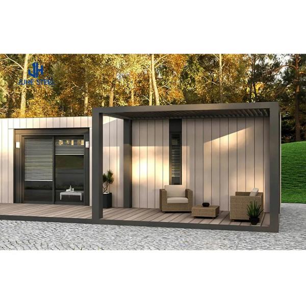 Home Prefab Container House with Solid H-shape Steel Beam and Sandwich Panel Door