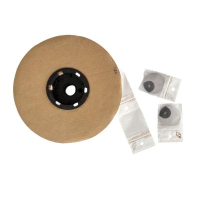 Fan Folded Perforated LDPE Poly Bags On A Roll Auto Bags For Shoes Clothing