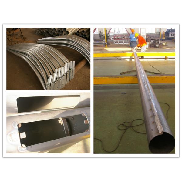 Q345 3mm thickness Steel Utility Pole for street and park lighting