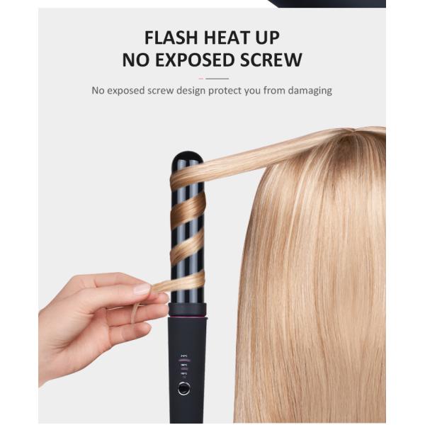 WIFI LED Rotating Barrel Curling Iron , 50W Hot Tools Wand 1 Inch