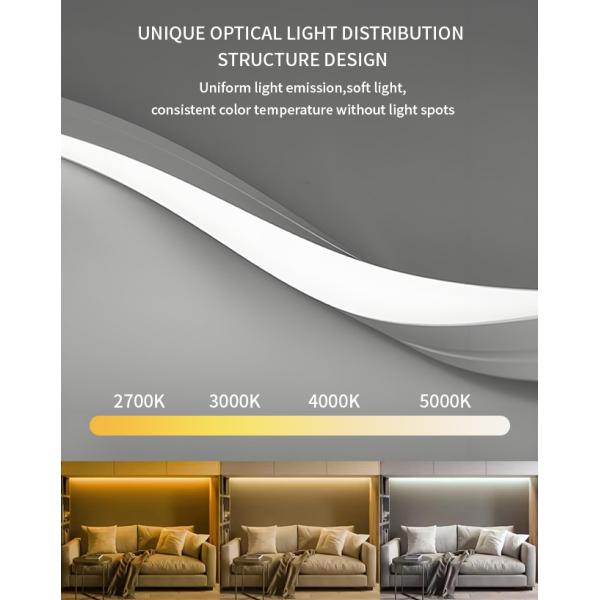 16*16 Waterproof IP65 LED Silicone Neon Strips Overhead 24V 2835 Flexible Outdoor Neon Light Strips