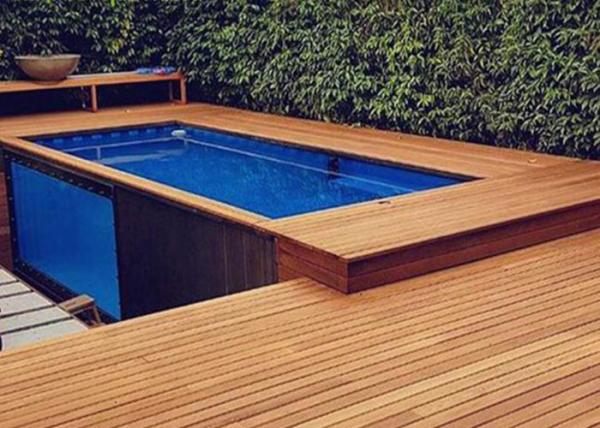 Topshaw AU Standard 20ft 40ft Modern Pool Container Shipping Container Swimming Pool for sale