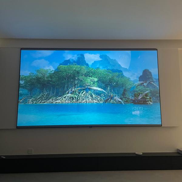 8K 3D Fixed Frame Screen Fresnel Anti Light Projector Screen