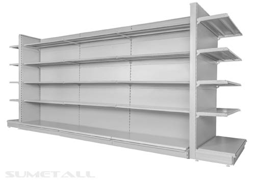 Large Multi Layers Store Display Shelving / Retail Product Display Stands For Supermarket