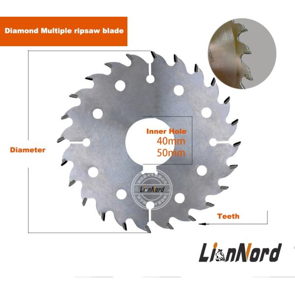 Wood Cutting Multi-Saw Circular Saw Blades with Hardness 105mm-350mm