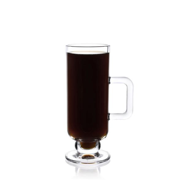 Modern Single Wall Coffee Glass Mug , 250ml Coffee Cup Modern Commercial