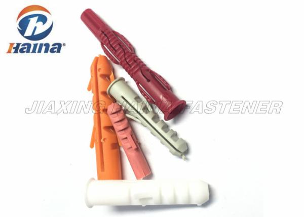 Rubber Chemical Resistance Plastic Wall Plug / Expansion Anchor Bolt