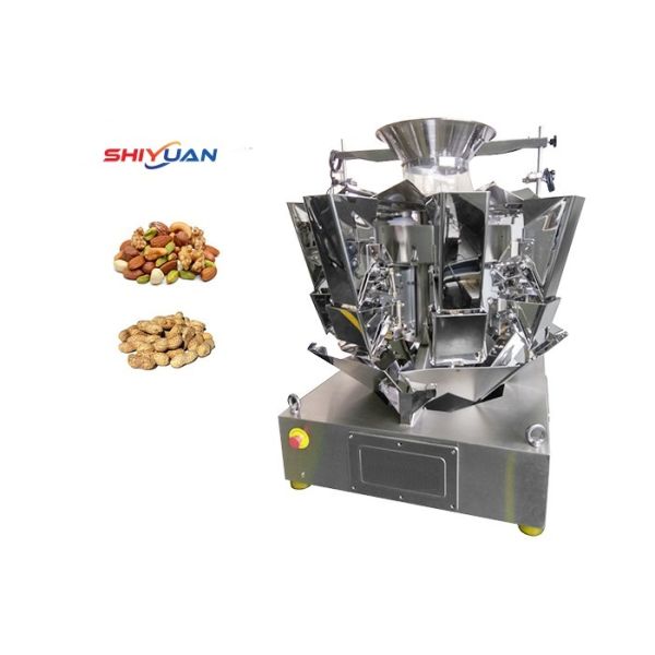 10-2000g Quantitative Range Multihead Weigher with Stainless Steel Construction and 380V Voltage for Diverse Packaging Needs