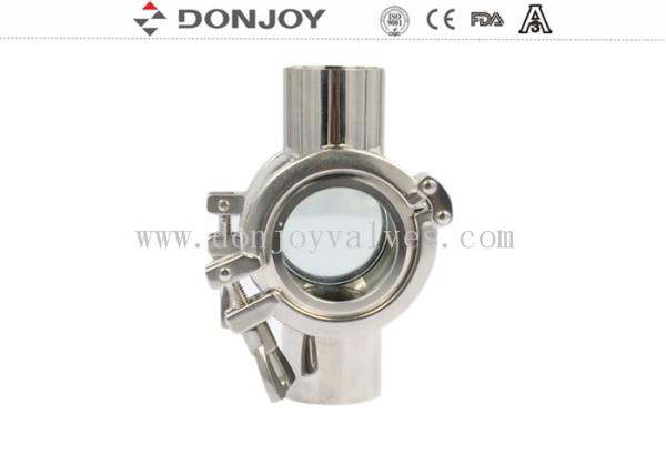 DN25 150 graus de vidro de vista higiênico impermeável