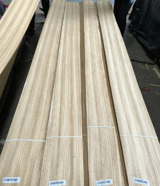 Quarter Zebrano Sliced Veneer Zebrano Natural Wood Veneers for Furniture Doors Paneling Cabinets Furnishings
