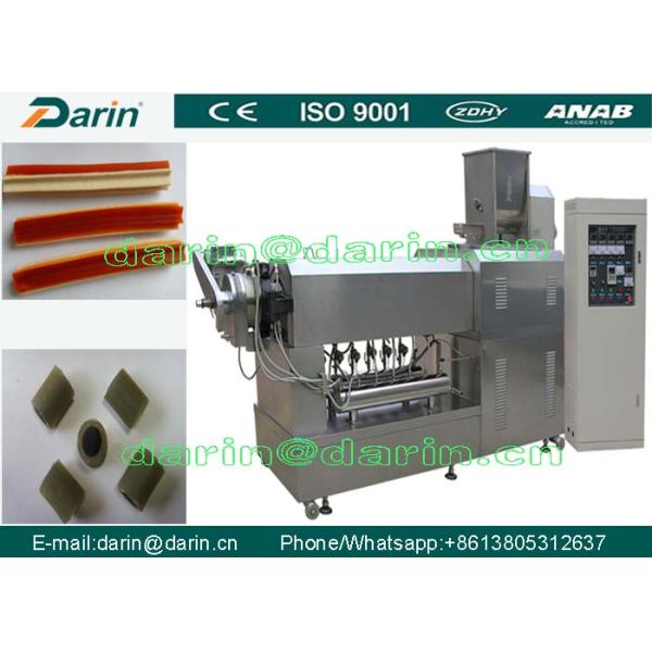 Food Grade Dog Food Extruder Dental Care Snacks Extruding Line