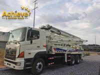 Camion utilisé refourbi 140 de pompe concrète de ZOOMLION cubique par heure
