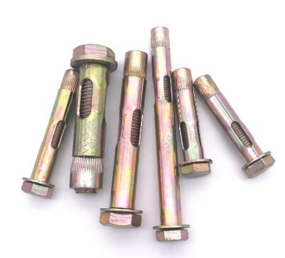 M6 M8 M10 Hex Head Bolt Carbon Steel Zinc Plated Expansion Anchor Bolt