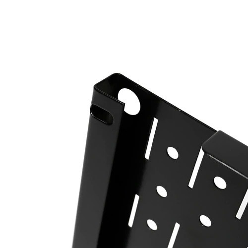 Custom Size Accepted Black Metal Pegboard Tool Board Panel for Garden Tools Wall Rack
