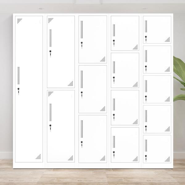 colorful 5 Tier  0.9mm Steel 450mm depth Middle School Lockers