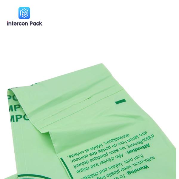 Gravnre Printing Plastic Packaging Bag Biodegradable Corn Starch Poly Bags