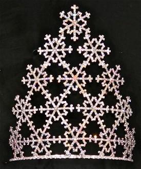 Snowflak rhinestone pageant crowns tiaras wholesale crowns and tiaras china supplier manufactuer pai crown jewelry