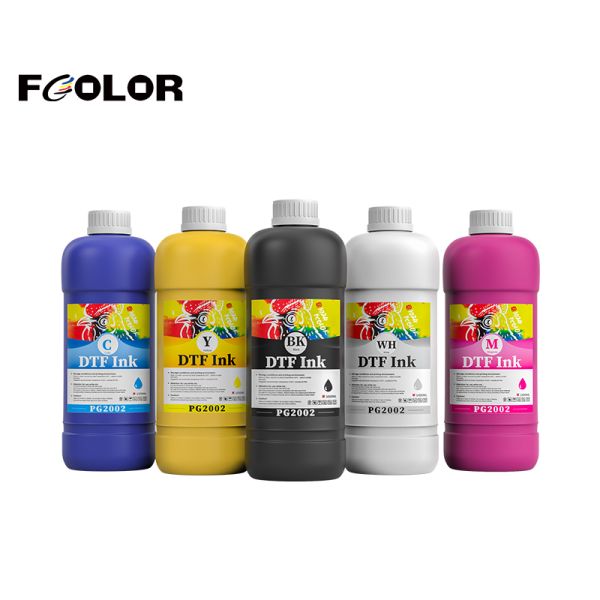 Fcolor 1000Ml Digital Transfer Printing Pigment White Ink Pet Film Printer Dtf Ink for Eposn L1800 I3200 4720 L805 Xp600 Dtf Ink