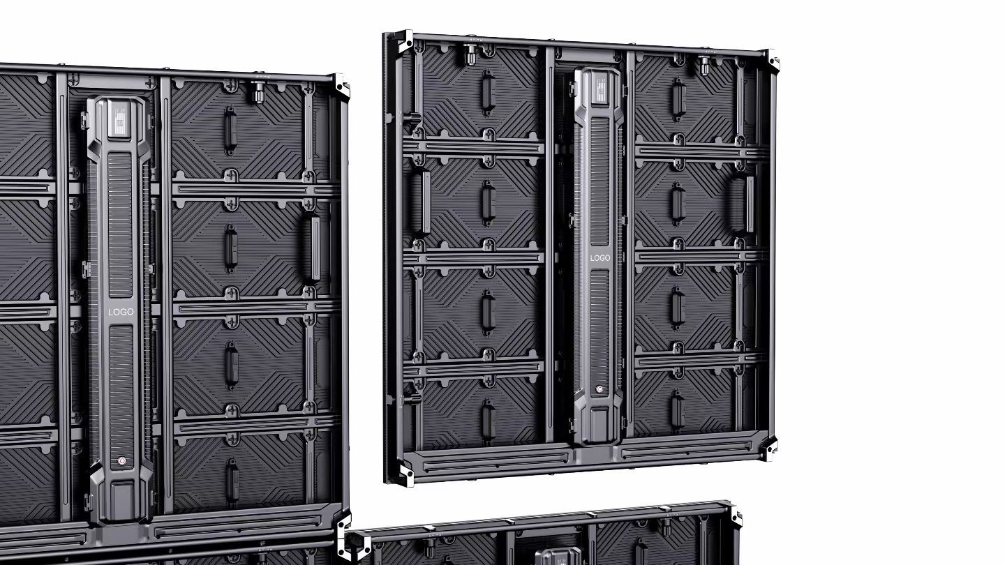 1000x1000mm Wall Mounted LED Cabinet Display High Precision CNC Machining