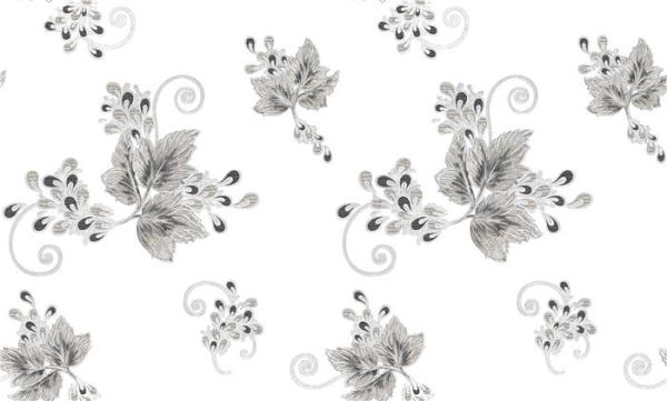 Italy Style Pvc 1.06 Meter Wallpaper For Drawing Room , Flower Design