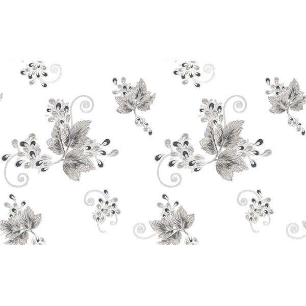 Beautiful Flower Design Deep Embossed Wallpaper For Walls Decor , Italy Style